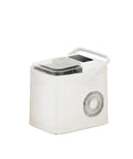 Slick Countertop Portable Nugget Ice Maker With Hella Quick Freezing Ability And Easy Self Cleaning System Holding Twenty Six Pounds Of Chunky Ice.
