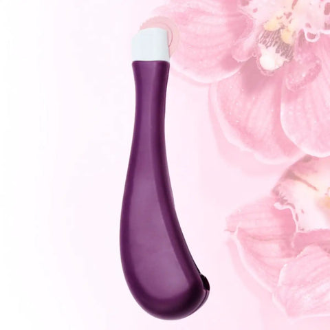 Needle Threading Device With Replaceable Alignment Wheel For Neat Stitches, purple plastic sewing tool