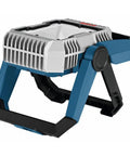 18V LED Flood Light Bare Tool With 1900 Lumens, Ultra Bright On Demand, Adjustable Brightness, shown with adjustable stand