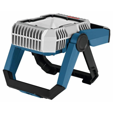 18V LED Flood Light Bare Tool With 1900 Lumens, Ultra Bright On Demand, Adjustable Brightness, shown with adjustable stand