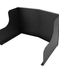 Heavy Duty Steel EV Charger Roof Cover Universal Wall Mount Awning for Standard Charging Stations black metal structure