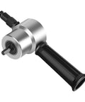 Heavy Duty Alloy Metal Shear Cutter With Interchangeable Heads For Versatile Sheet Metal Cutting, ergonomic design with metal and plastic components.