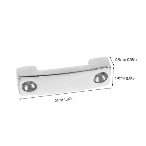 Stainless Steel Webbing Anchor Plate Clip For Kayaks And Boats Marine Grade Hardware With Easy Installation Rugged Strap Clip For Kayak Accessories Boating Equipment And Marine Gear You Can Rely On, 5cm