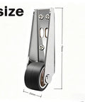 No Drama Heavy Duty Vertical Roller Wheels For Sliding Barn Doors Silent Rubber Bottom Guides Precision Bearings 25mm wheel size