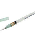 Flux Pen For Soldering With Brush Tip, Refillable Flux Tool For Electronics, open with cap beside, showing clean brush tip