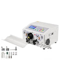 Heavy Duty Automatic Wire Peeling Stripping Machine For Computer Cables Cutting SWT508-E with LCD control and accessories.