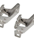 Premium Silver Door Hinge Assembly For Front Left And Right Lower Side Quick Swap Install No Sweat Setup Knockout Durability Pro Grade Automotive Replacement Parts Kit showing durable silver hinges.