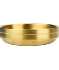 Must Have Gold Desk Clip Holder Bowl, Slick Stainless Paper Clip Dispenser And Organizer For Home Office in durable 18/8 stainless steel.