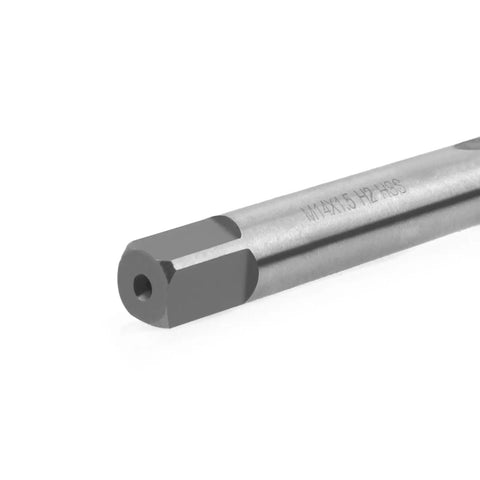 Pro Grade M14x1.5 Thread Tap HSS 6542 Right Hand Metalworking Tap with square head, stainless and steel, 140 characters max