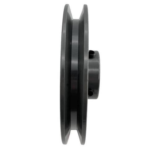 Cast Iron Belt Pulley One Groove For Five Eighths Inch Bore And Four Point Nine Five Inch Outer Diameter For V Belt Section A AX 3L 4L Motor Pulley Premium Grade For Industrial Use