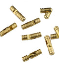 Heavy Duty Solid Brass Barrel Hinges For Wooden Cases, Music Boxes, And Jewelry Chests Built To Last, Corrosion Resistant, 100 Pieces