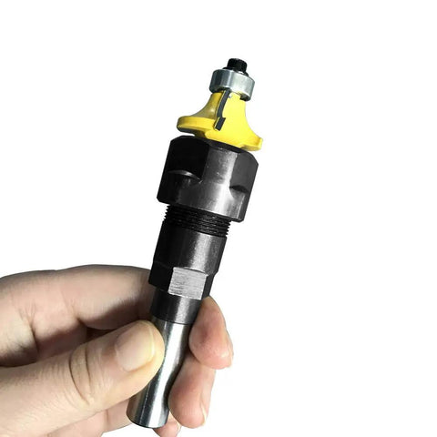 Heavy Duty Rock Solid Half Inch Shank Router Bit Collet Extension Adapter For Half Inch Shank Bits With Lever Clamp For Reduced Wobble And Precise Long Lasting Routing Performance