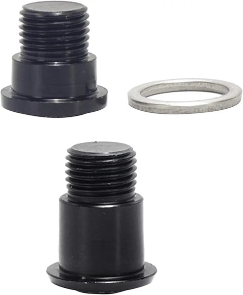 Rear Derailleur Mounting Screws For Tx35 And Tz50, Durable Steel Bike Derailleur Fixing Bolts shown with washers