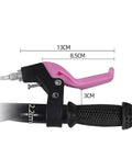 Pink Kids Bike Brake Lever Set for Small Hands Easy Three Finger Pinch Handle Childrens Bicycle Brake Lever with pink lever