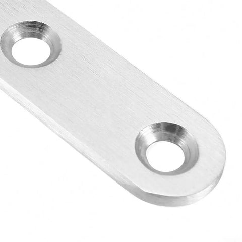 Close-up of 360 Degree Rotatable Door Pivot Hinges 100 x 16 x 11mm Stainless Steel For Home Cabinets And Toolboxes Beefy Heavy Duty
