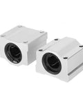 Top Tier Premium Linear Motion Ball Bearing Slider Block With Hella Smooth Zero Drag Axial Glide Path for CNC routers, SC25UU size.