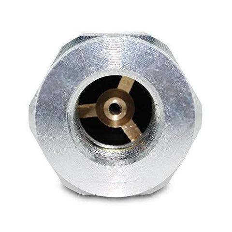 Summit Hydraulics 1/2 in skid-steer flat-face hydraulic quick-connect coupling, metal, front view