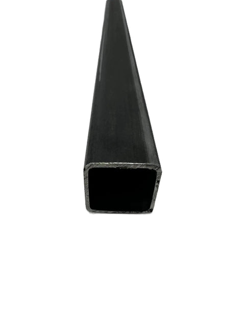 Four Pack 1 Inch By 1 Inch Mild Steel Square Tubing 16 Gauge 0.063 Inch Wall A36 Raw Steel Tube Built Tough For Construction Welding Repairs Made In USA, end view