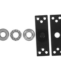 Components of Heavy Duty 360 Degree Rotation Stainless Steel Pivot Hinge For Hidden Doors Concealed Door Hinge For Kitchen Cabinets And Bookcases With Invisible Design And Sturdy Construction By Zerodeko.