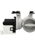 Side view of Washer Drain Pump Motor Assembly Replacement For Top Loaders Fits W10730972 8540024 AP6023956 PS11757304 DIY Friendly