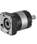 High Performance Ple040 Round Flange Planetary Gearbox Reducer with 8mm input shaft for 40 frame AC servo motor, showing compact design.