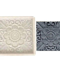 DIY Concrete Molds For Walkways And Garden Paths Stamps For Brick And Flagstone Casting Paver Molds For Garden Stepping Stones Durable Plastic Concrete Molds For Quick Backyard Path Makeovers showing ornate floral design