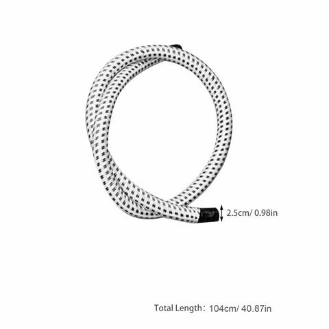 Universal Garment Steamer Hose Replacement 1m Long High Temperature Thickened PVC Steam Iron Extension Tube coiled view