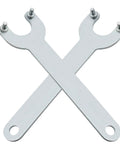 Heavy Duty Angle Grinder Wrench Set Compatible With 125 Mm And 150 Mm Tools featuring galvanized steel wrenches, ideal for maintenance.