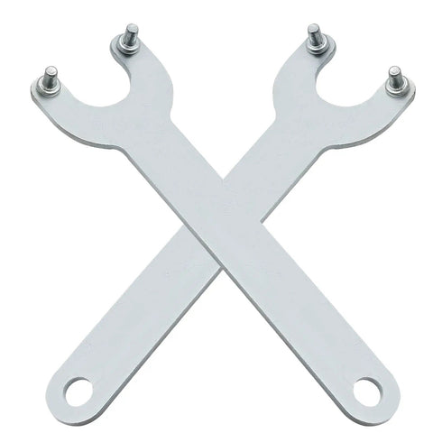 Heavy Duty Angle Grinder Wrench Set Compatible With 125 Mm And 150 Mm Tools featuring galvanized steel wrenches, ideal for maintenance.