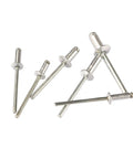 Assorted 120 Piece Aluminum Blind Rivets Set M3.2 By 7mm 9mm 11mm And M4 By 8mm 10mm 13mm For Furniture DIY Projects