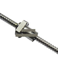 Rock Solid C7 Grade Ballscrew 1620 With SFS1620 Ball Nut 900mm Linear Motion Shaft for CNC machines close-up showing precision component.