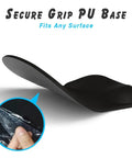 ErgoComfort Gel Wrist Rest Mouse Pad With Non Slip Base, Ergonomic Office Mousepad With Wrist Support, Black Surface
