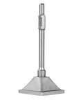 One And One Eighth Inch Hex Tamper Shank And Plate For Electric Jack Hammer Chisel Dirt Compactor 6 By 6 Inch Compactor Plate