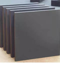 Stack of ultra pure graphite plate block sheets, pro grade 99.99 percent high purity electrode grade graphite, 3x100x100 mm dimension