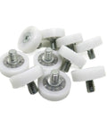 10 Pack Drawer Wheels DR22C6L8 22mm Sliding Plastic Drawer Rollers White For Smooth Glide And DIY Friendly Cabinet Repair