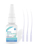 30g Glass Glue That Delivers A Fast, Rock Solid Bond For Glass, Acrylic, Mirror And More, Waterproof, Dries Clear, Quick Cure, bottle and tips