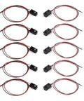Infrared Break Beam Sensor Kit 5 Pack For Arduino And Robotics, Ultra Fast 2ms Response Time, DC 3 To 5 Volt, 3.28 Foot Detection Range, Photoelectric Switch For Industrial Control And DIY Projects. five wired sensors