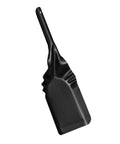 Weather Resistant Fireplace Shovel For Indoor And Outdoor Use, Ash Scoop Tool in Black Finish, 15In Length, angled view