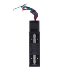 Smooth Operator Dead Quiet Linear Slide Actuator Rock Solid Monorail Mini Drawer Slide For DIY CNC Router XYZ Stage Heavy Duty Precision Metal Guide Track with colorful wiring.