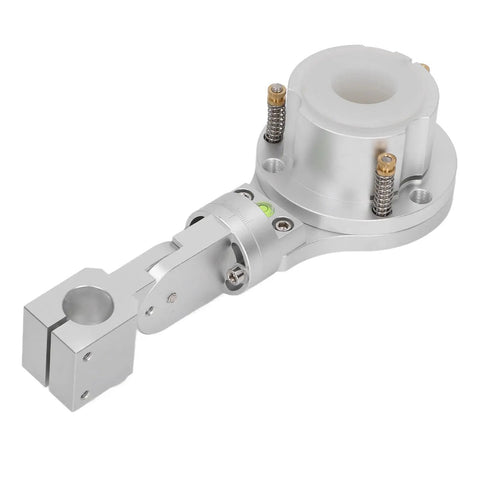 35Mm Collision Fixture Clamp For Cnc Cutting Machine With 25Mm Lifting Rod Tool Holder shows aluminum frame and nylon sleeve.