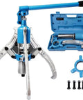 Heavy Duty Hydraulic Puller Kit With Adjustable Claw And Pump Line For Crankshafts Pulleys Wheel Bearings Hubs Rotors Sprockets And Brake Drums 50T