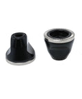 Bike Axle Nut Set M5 Aluminum Alloy Quick Release Rod Nut For Bicycle Hub Fixed Gear 2 Pack Durable Lightweight
