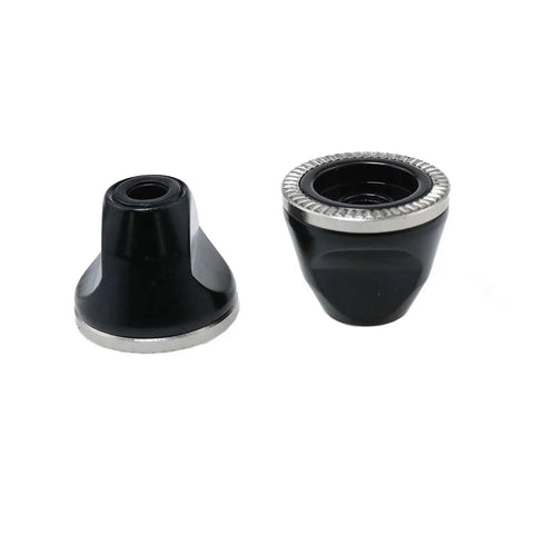 Bike Axle Nut Set M5 Aluminum Alloy Quick Release Rod Nut For Bicycle Hub Fixed Gear 2 Pack Durable Lightweight