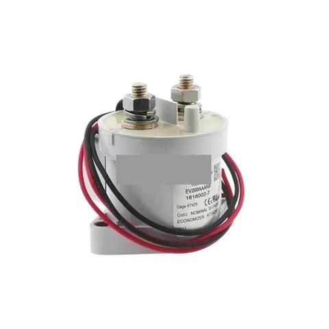 EV200AAANA Solid State Voltage Relay 1618002-7 rated at 12-24V DC with connections for easy installation and high current loads.