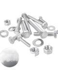 144 Piece Metric Stainless Steel Screw Nut Washer Set For Woodworking And DIY Projects, M5 Hardware Pack With Precise Threads For Smooth Fit, Tough Fasteners For Repairs Builds And Upgrades, bolts nuts washers
