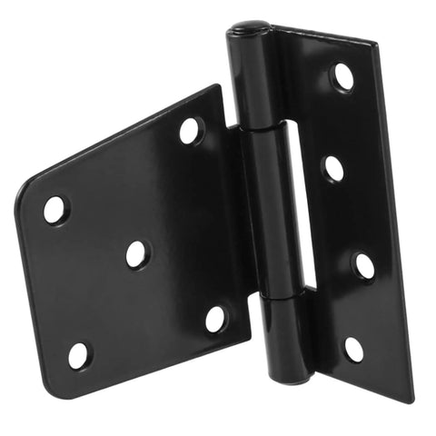 Beefed Up Heavy Duty Door Hinge Replacement Kit, 4 Pcs, For Garden Gates And Fences, Rust Resistant Iron Hinges With Smooth Pivot For Wooden Outdoor Use