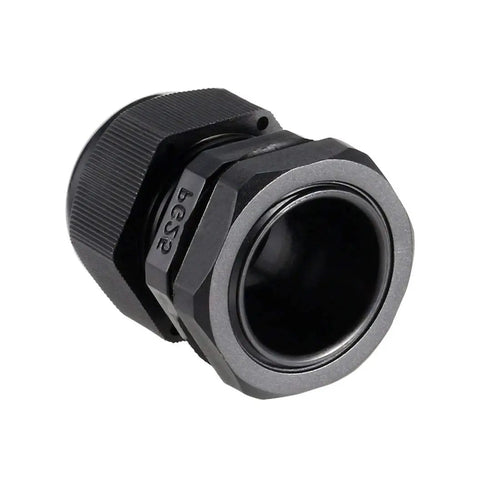 PG25 Waterproof Cable Gland Joints With Gasket Adjustable Lock Nut Connector Black For 16 To 21mm Cables 6 Pack IP68 Seal Salt Water Resistant Heavy Duty close-up