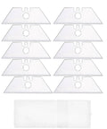 Heavy Duty Utility Knife Cutter Set With 40 Blades And 4 Replaceable Heads For Carpet Roofing And Flooring Projects Tough As Nails Durable Carbon Steel Construction Ideal For Cutting Scoring And Scraping, 40 blades