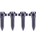 Badass Titanium Self Tapping Screws M5 X 18Mm Torx Head Design For Rock Solid Fastening Heavy Duty Automotive Repair Projects Smooth Drilling And Superior Corrosion Resistance Four Black