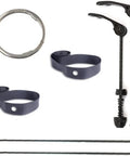 Lightweight 700C Road Bike Wheelset With 40mm Rim And Quick Release Rim Brake Carbon Hub accessories including skewers and rim tape
